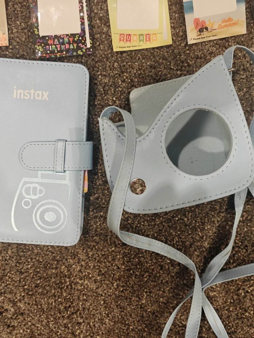 Fujifilm instax mini 7S Instant Camera Bundle With Film - Light Blue